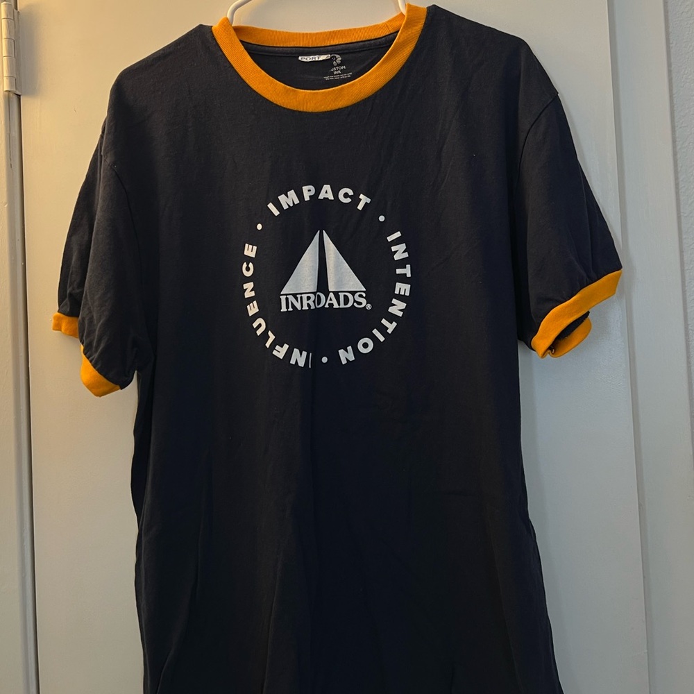 Navy & Orange T-Shirt